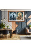 Vayu and soma Photo Frame - 11x15Inches - Spiritual Artwork for Home Wall Decoration, Puja Room and Office Decoration and Gifting Vayu and soma Photo Frame - 11x15Inches - Spiritual Artwork for Home Wall Decoration, Puja Room and Office Decoration and Gifting