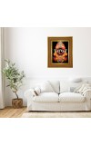 Lord jagannath Photo Frame  10x14 Inches-Brown Wooden Frame for Home , Office & Temple Decoration and Gifting