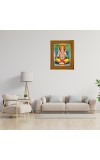 Lord hanuman Photo Frame  10x14 Inches-Brown Wooden Frame for Home , Office & Temple Decoration and Gifting