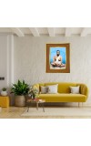 Sri ramkrishna Photo Frame 10x14 Inches-Brown Wooden Frame for Home , Office & Temple Decoration and Gifting Sri ramkrishna Photo Frame 10x14 Inches-Brown Wooden Frame for Home , Office & Temple Decoration and Gifting