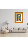 Lord vishnu Photo Frame  10x14 Inches-Brown Wooden Frame for Home , Office & Temple Decoration and Gifting