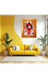Maa tara Golden Designer Photo Frame | 10x14 Inch Religious Wall Hanging Frame for Home & Office Decoration | Hindu Deity Spiritual Gift Item