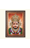 Sri Khatu Shyam Color Photo frame 10x14 Inch - Vibrant Religious Wall Art for Home ,Office Decor,Temple Decoration and Gifting. Sri Khatu Shyam Color Photo frame 10x14 Inch - Vibrant Religious Wall Art for Home ,Office Decor,Temple Decoration and Gifting.