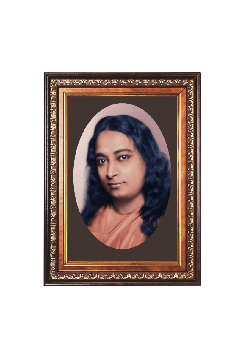 Sri Paramahansa Yogananda Color Photo frame 10x14 Inch - Vibrant Religious Wall Art for Home ,Office Decor,Temple Decoration and Gifting.