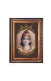 Sri Krishna Color Photo frame 10x14 Inch - Vibrant Religious Wall Art for Home ,Office Decor,Temple Decoration and Gifting.