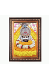 Sri Khatu Shyam Color Photo frame 10x14 Inch - Vibrant Religious Wall Art for Home ,Office Decor,Temple Decoration and Gifting.