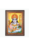Sri Ram and Sri Hanuman Color Photo frame 10x14 Inch - Vibrant Religious Wall Art for Home ,Office Decor,Temple Decoration and Gifting.