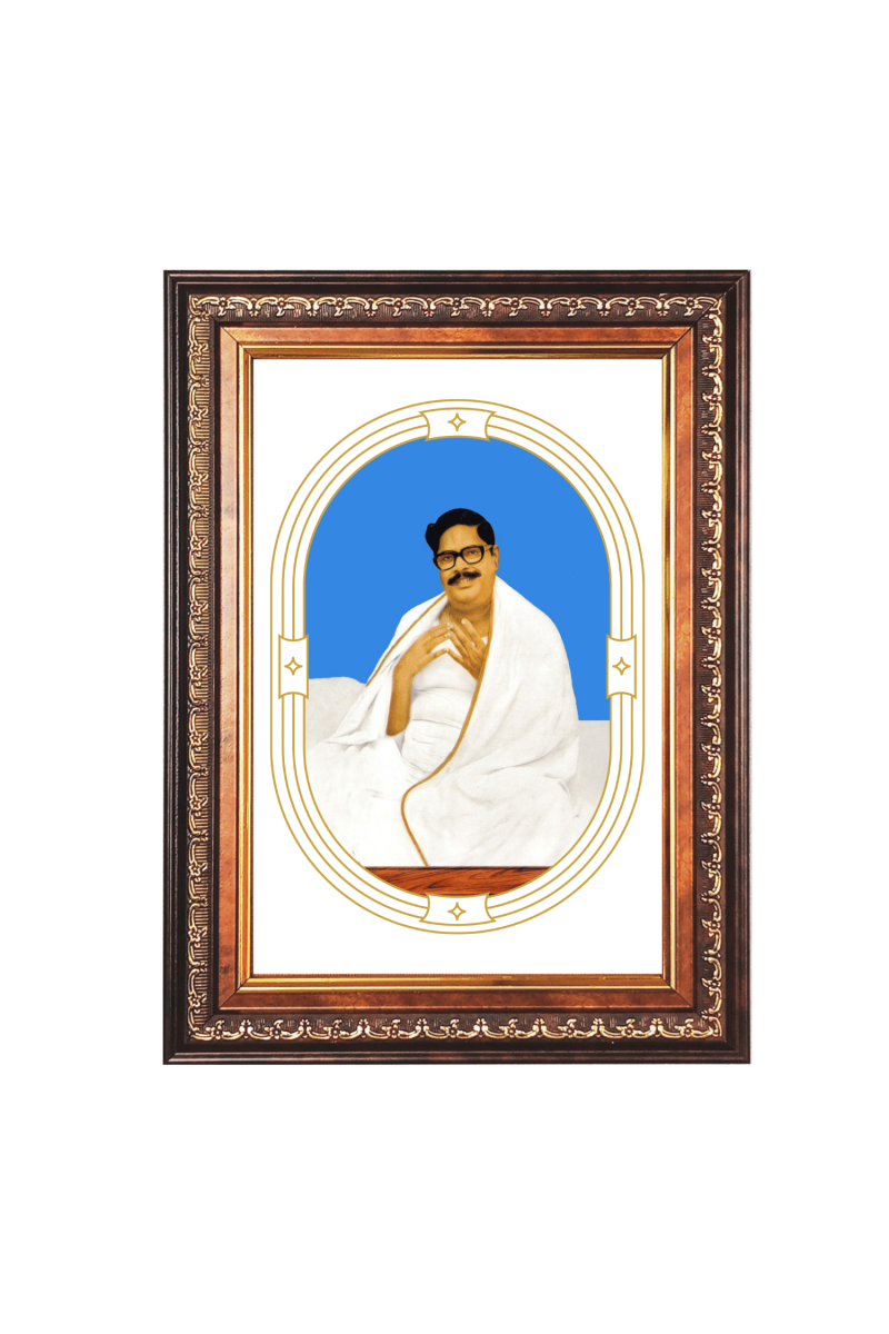 Sri Baroda Color Photo frame 10x14 Inch - Vibrant Religious Wall Art for Home ,Office Decor,Temple Decoration and Gifting.