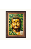 Lord Gautam Buddha Color Photo frame 10x14 Inch - Vibrant Religious Wall Art for Home ,Office Decor,Temple Decoration and Gifting.