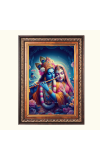 Sri Radha Krishna Color Photo frame 10x14 Inch - Vibrant Religious Wall Art for Home ,Office Decor,Temple Decoration and Gifting. Sri Radha Krishna Color Photo frame 10x14 Inch - Vibrant Religious Wall Art for Home ,Office Decor,Temple Decoration and Gifting.