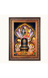 Lord Shiva linga Color Photo frame 10x14 Inch - Vibrant Religious Wall Art for Home ,Office Decor,Temple Decoration and Gifting.