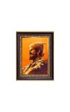 Chhatrapati Shivaji Maharaj Digital Print Photo 6.7x8.7 inches - Vibrant Religious Desk And Wall Art for Home , Office and Temple Decor and Gifting.