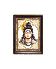 Lord Shiva Digital Print Photo 6.7x8.7 inches - Vibrant Religious Desk And Wall Art for Home , Office and Temple Decor and Gifting.