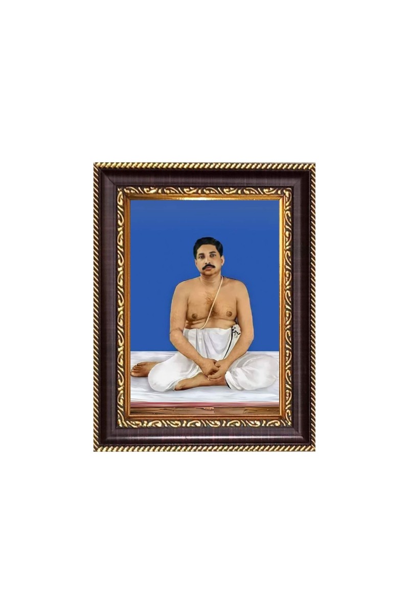Sri Anukul Chandra Thakur Digital Print Photo 6.7x8.7 inches - Vibrant Religious Desk And Wall Art for Home , Office and Temple Decor and Gifting.