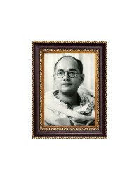 Netaji Subhas Chandra Bose Digital Print Photo 6.7x8.7 inches - Vibrant Religious Desk And Wall Art for Home , Office and Temple Decor and Gifting.