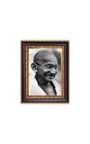 Mahatma Gandhi Digital Print Photo 6.7x8.7 inches - Vibrant Religious Desk And Wall Art for Home , Office and Temple Decor and Gifting.