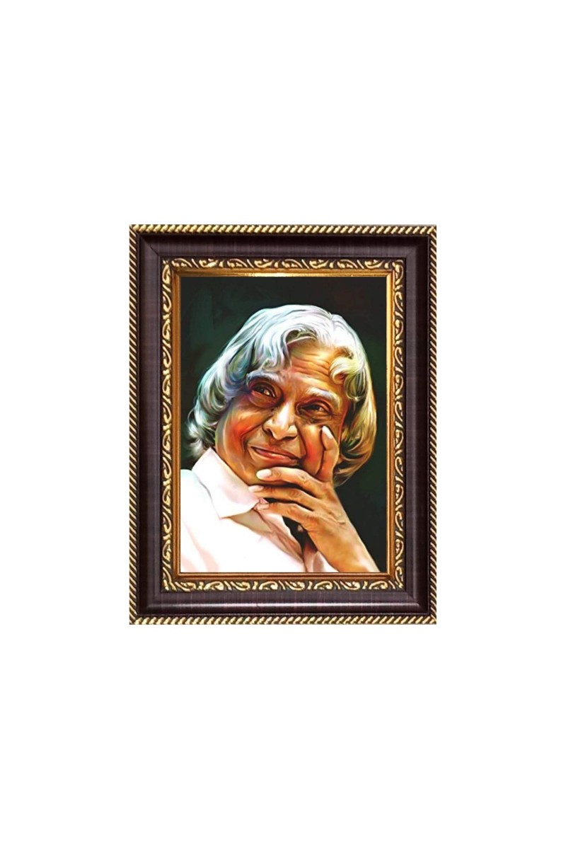Dr. A. P. J. Abdul Kalam Digital Print Photo 6.7x8.7 inches - Vibrant Religious Desk And Wall Art for Home , Office and Temple Decor and Gifting.