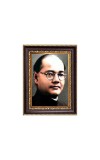 Netaji Subhas Chandra Bose Digital Print Photo 6.7x8.7 inches - Vibrant Religious Desk And Wall Art for Home , Office and Temple Decor and Gifting.