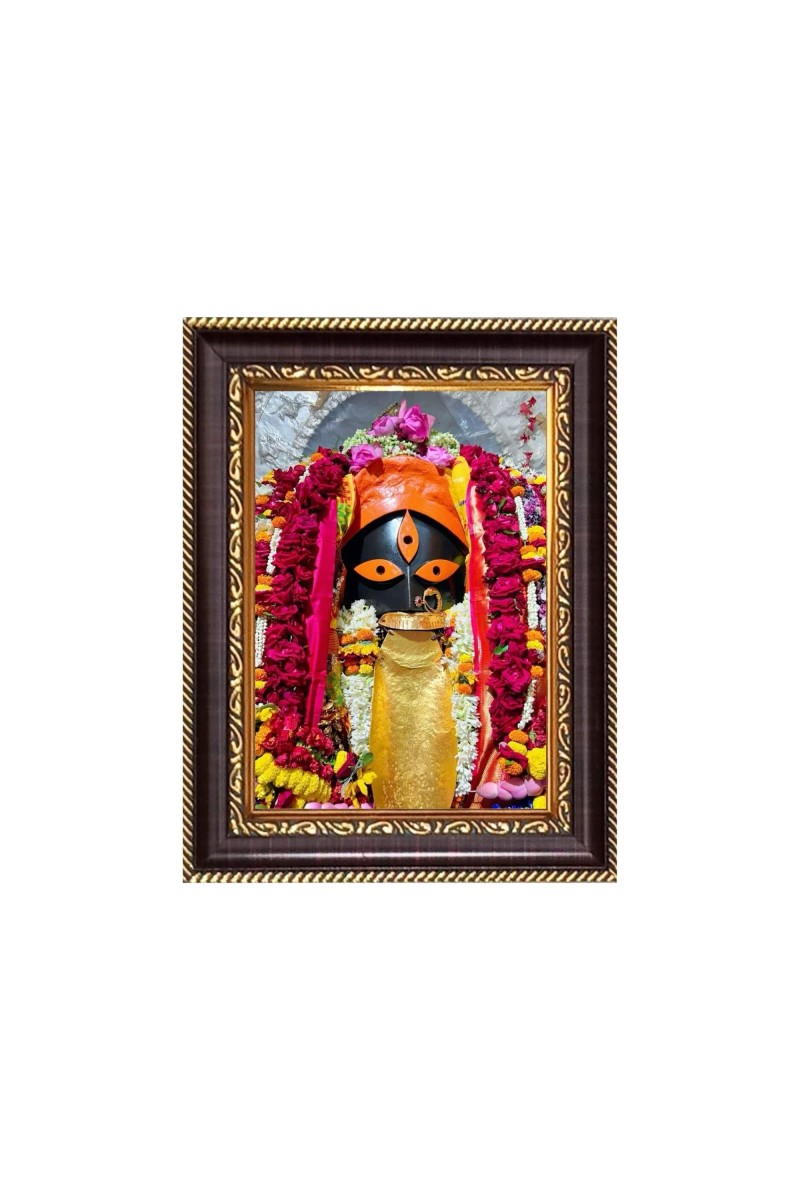 Sri Maa Kali Digital Print Photo 6.7x8.7 inches - Vibrant Religious Desk And Wall Art for Home , Office and Temple Decor and Gifting.