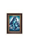 Lord Shiva and Mata Parvati Digital Print Photo 6.7x8.7 inches - Vibrant Religious Desk And Wall Art for Home , Office and Temple Decor and Gifting.