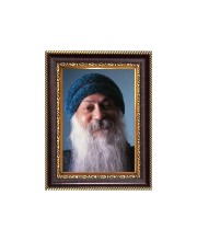 Acharya Osho Rajneesh Digital Print Photo 6.7x8.7 inches - Vibrant Religious Desk And Wall Art for Home , Office and Temple Decor and Gifting.
