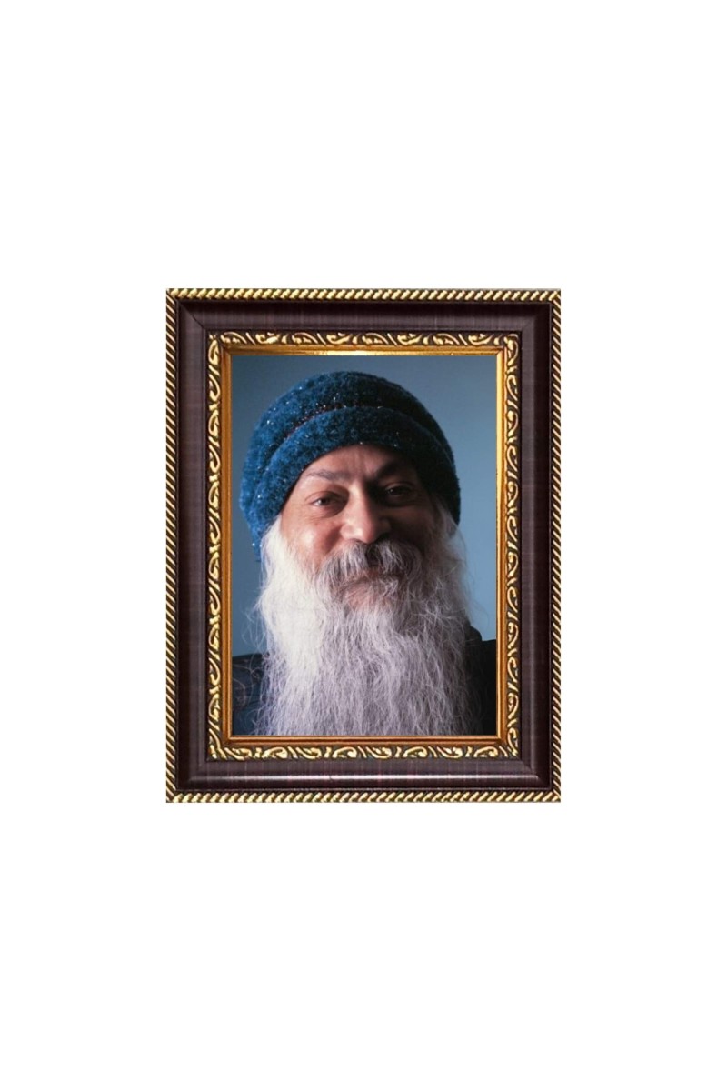 Acharya Osho Rajneesh Digital Print Photo 6.7x8.7 inches - Vibrant Religious Desk And Wall Art for Home , Office and Temple Decor and Gifting.