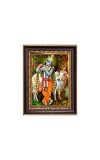 Sri Krishna Digital Print Photo 6.7x8.7 inches - Vibrant Religious Desk And Wall Art for Home , Office and Temple Decor and Gifting.