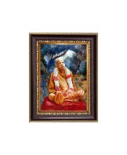Sri A. C. Bhaktivedanta Swami Prabhupada Digital Print Photo 6.7x8.7 inches - Vibrant Religious Desk And Wall Art for Home , Office and Temple Decor and Gifting.