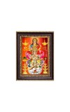Sri Maa Lakshmi, Sri Ganeshji and Sri Maa Saraswati Digital Print Photo 6.7x8.7 inches - Vibrant Religious Desk And Wall Art for Home , Office and Temple Decor and Gifting.
