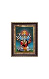 Sri Maa Kali Digital Print Photo 6.7x8.7 inches - Vibrant Religious Desk And Wall Art for Home , Office and Temple Decor and Gifting.