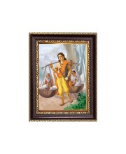 Shravan Kumar Ramayana Digital Print Photo 6.7x8.7 inches - Vibrant Religious Desk And Wall Art for Home , Office and Temple Decor and Gifting.