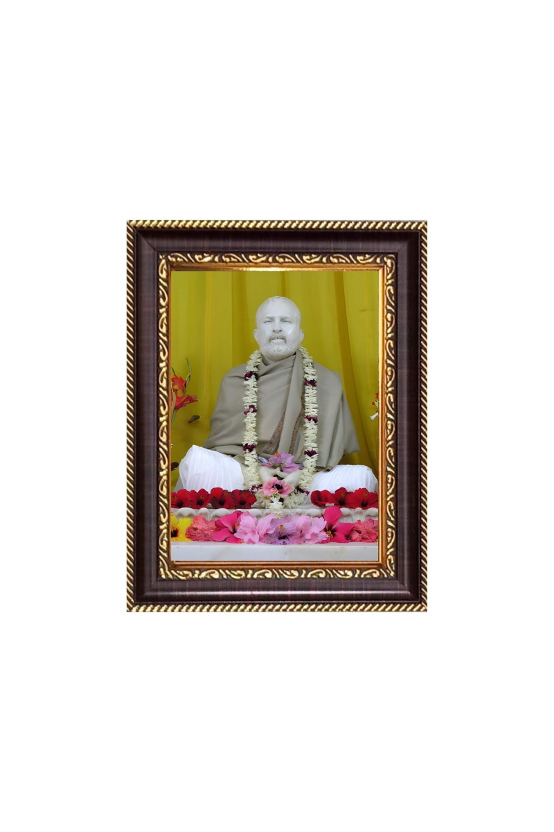 Sri Ramkrishna Digital Print Photo 6.7x8.7 inches - Vibrant Religious Desk And Wall Art for Home , Office and Temple Decor and Gifting.