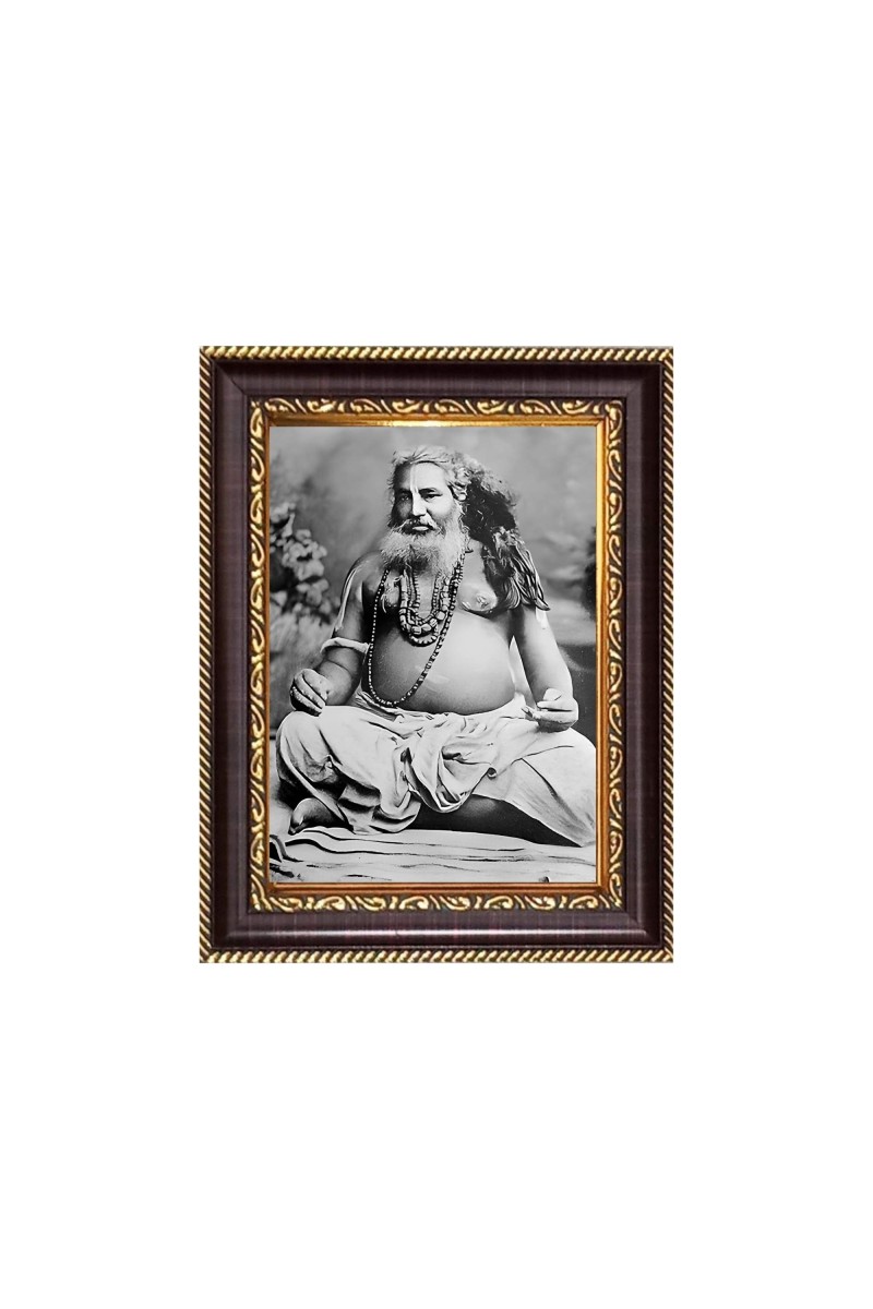 Sri Bijaykrishna Goswami Digital Print Photo 6.7x8.7 inches - Vibrant Religious Desk And Wall Art for Home , Office and Temple Decor and Gifting.