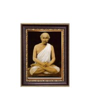 Sri Yogi Raj Shyamacharan Lahiri Digital Print Photo 6.7x8.7 inches - Vibrant Religious Desk And Wall Art for Home , Office and Temple Decor and Gifting.