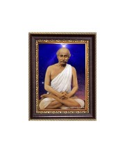 Sri Yogi Raj Shyamacharan Lahiri Digital Print Photo 6.7x8.7 inches - Vibrant Religious Desk And Wall Art for Home , Office and Temple Decor and Gifting.