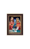 Lord Jesus and Mother Mary Digital Print Photo 6.7x8.7 inches - Vibrant Religious Desk And Wall Art for Home , Office and Temple Decor and Gifting.
