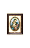 Mother Mary and Baby Jesus Digital Print Photo 6.7x8.7 inches - Vibrant Religious Desk And Wall Art for Home , Office and Temple Decor and Gifting.