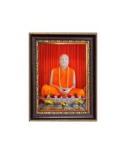 Sri Ramakrishna Digital Print Photo 6.7x8.7 inches - Vibrant Religious Desk And Wall Art for Home , Office and Temple Decor and Gifting.