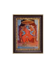 Sri Matangi Devi Digital Print Photo 6.7x8.7 inches - Vibrant Religious Desk And Wall Art for Home , Office and Temple Decor and Gifting.