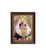 Sri Karvir Niwasini Mahalaxmi Digital Print Photo 6.7x8.7 inches - Vibrant Religious Desk And Wall Art for Home , Office and Temple Decor and Gifting.
