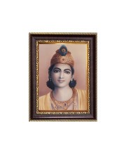 Sri Krishna Digital Print Photo 6.7x8.7 inches - Vibrant Religious Desk And Wall Art for Home , Office and Temple Decor and Gifting.