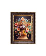 Sri Jagannath Deb Digital Print Photo 6.7x8.7 inches - Vibrant Religious Desk And Wall Art for Home , Office and Temple Decor and Gifting.