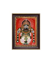 Sri Jagannath Deb Digital Print Photo 6.7x8.7 inches - Vibrant Religious Desk And Wall Art for Home , Office and Temple Decor and Gifting.