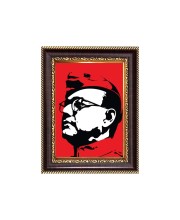 Netaji Subhas Chandra Bose Digital Print Photo 6.7x8.7 inches - Vibrant Religious Desk And Wall Art for Home , Office and Temple Decor and Gifting.