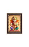 Sri Ganeshji Digital Print Photo 6.7x8.7 inches - Vibrant Religious Desk And Wall Art for Home , Office and Temple Decor and Gifting.