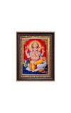 Sri Ganeshji Digital Print Photo 6.7x8.7 inches - Vibrant Religious Desk And Wall Art for Home , Office and Temple Decor and Gifting.
