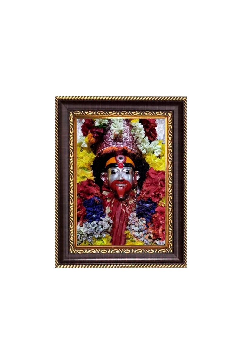 Sri Maa Tara Digital Print Photo 6.7x8.7 inches - Vibrant Religious Desk And Wall Art for Home , Office and Temple Decor and Gifting.