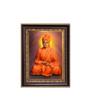 Sri Swami Vivekananda Digital Print Photo 6.7x8.7 inches - Vibrant Religious Desk And Wall Art for Home , Office and Temple Decor and Gifting.
