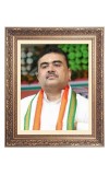Sri Suvendu Adhikari Big Photo Frame - 10x14 Inches for Home ,Temple & Office Decoration Sri Suvendu Adhikari Big Photo Frame - 10x14 Inches for Home ,Temple & Office Decoration