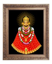 Shree Khatu Shyam Big Photo Frame - 10x14 Inches for Home ,Temple &  Office Decoration